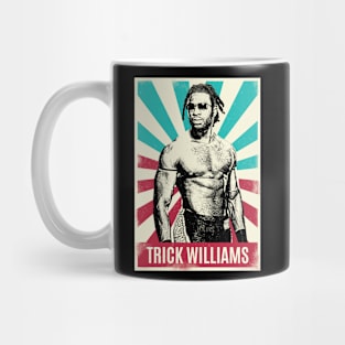 Vintage Retro Trick Williams Wrestling Mug